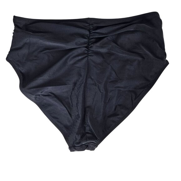 Womens Large Tummy Control Modest High Waisted Bikini Set Halter Top Swimsuit - Picture 8 of 12